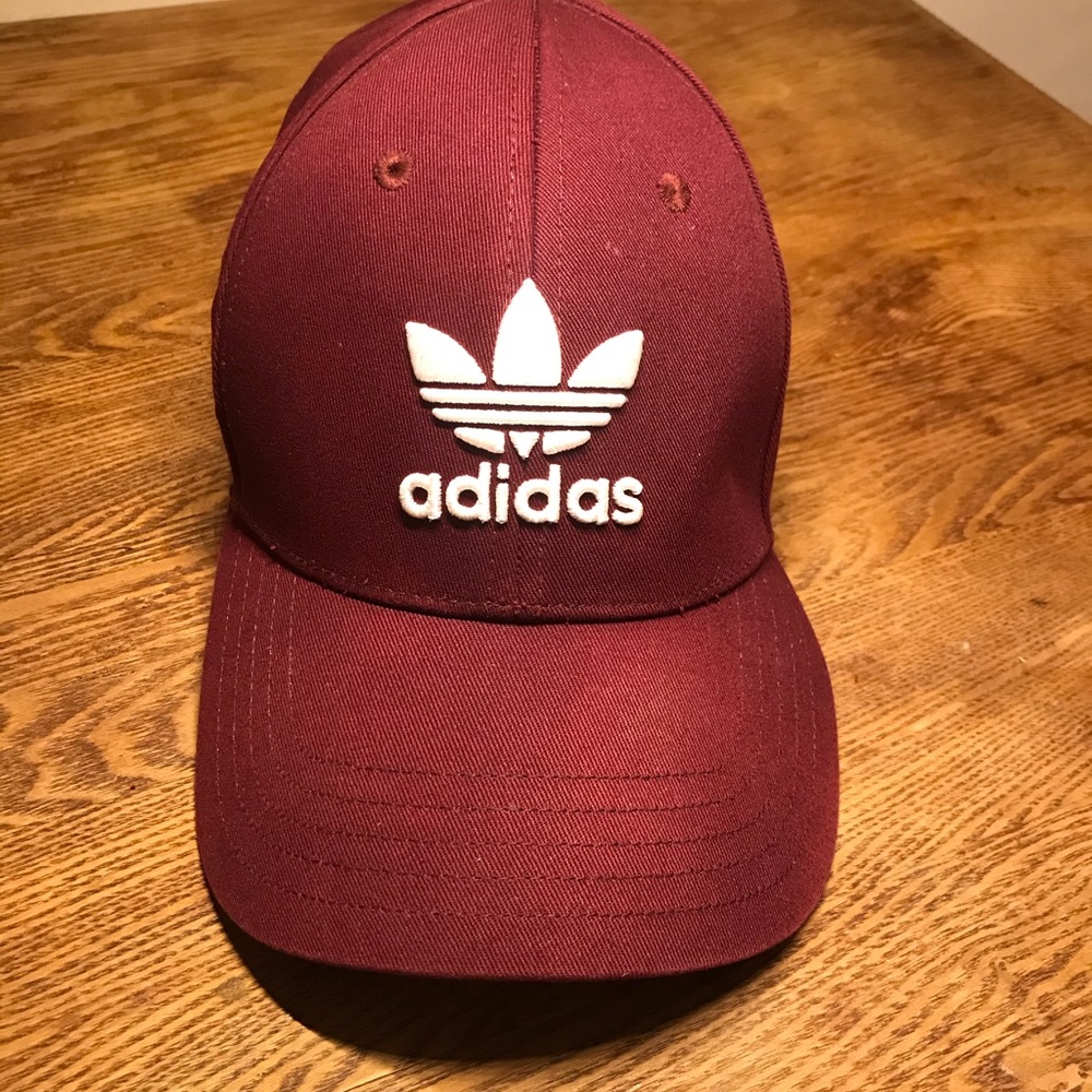 Maroon Adidas Cap